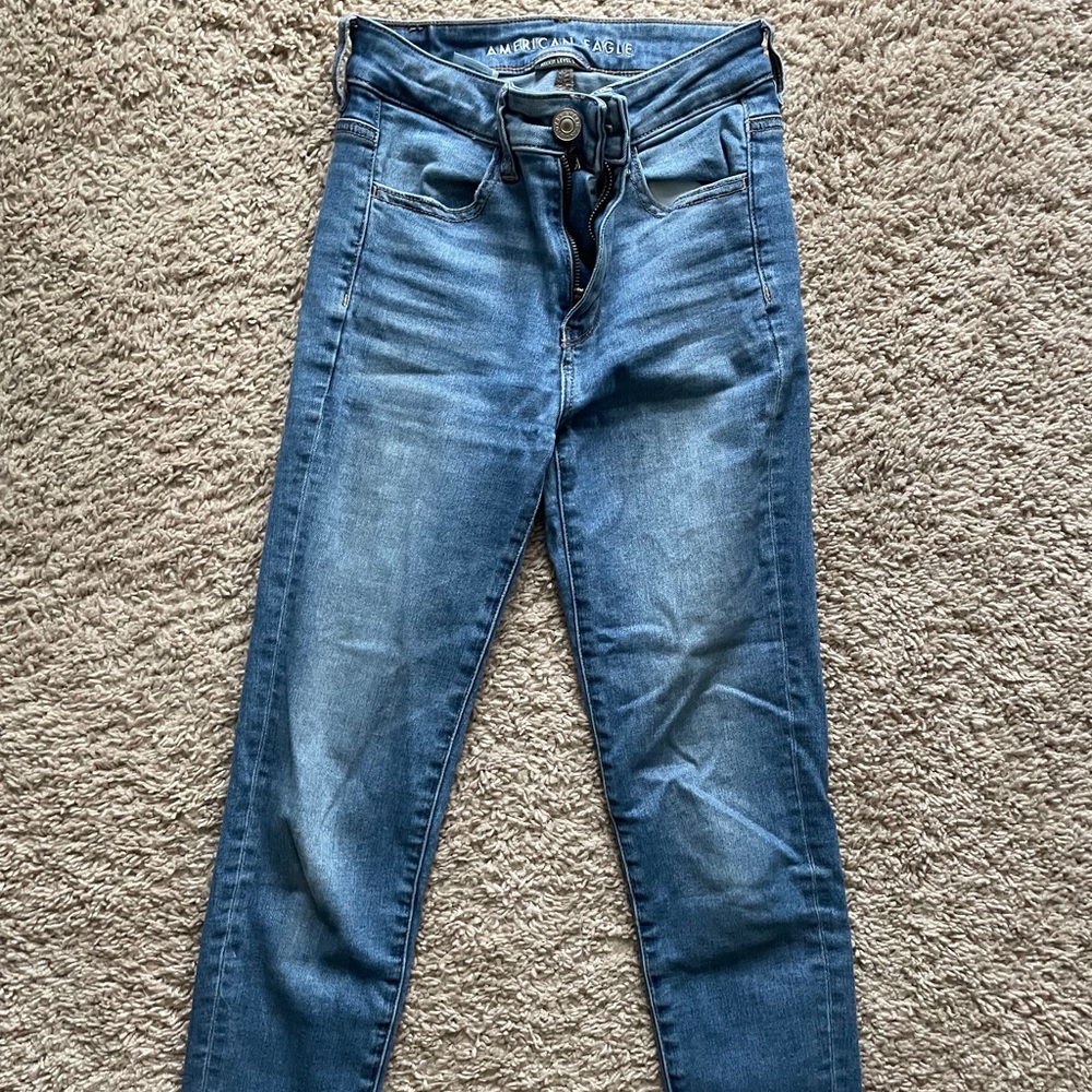 High rise jeans